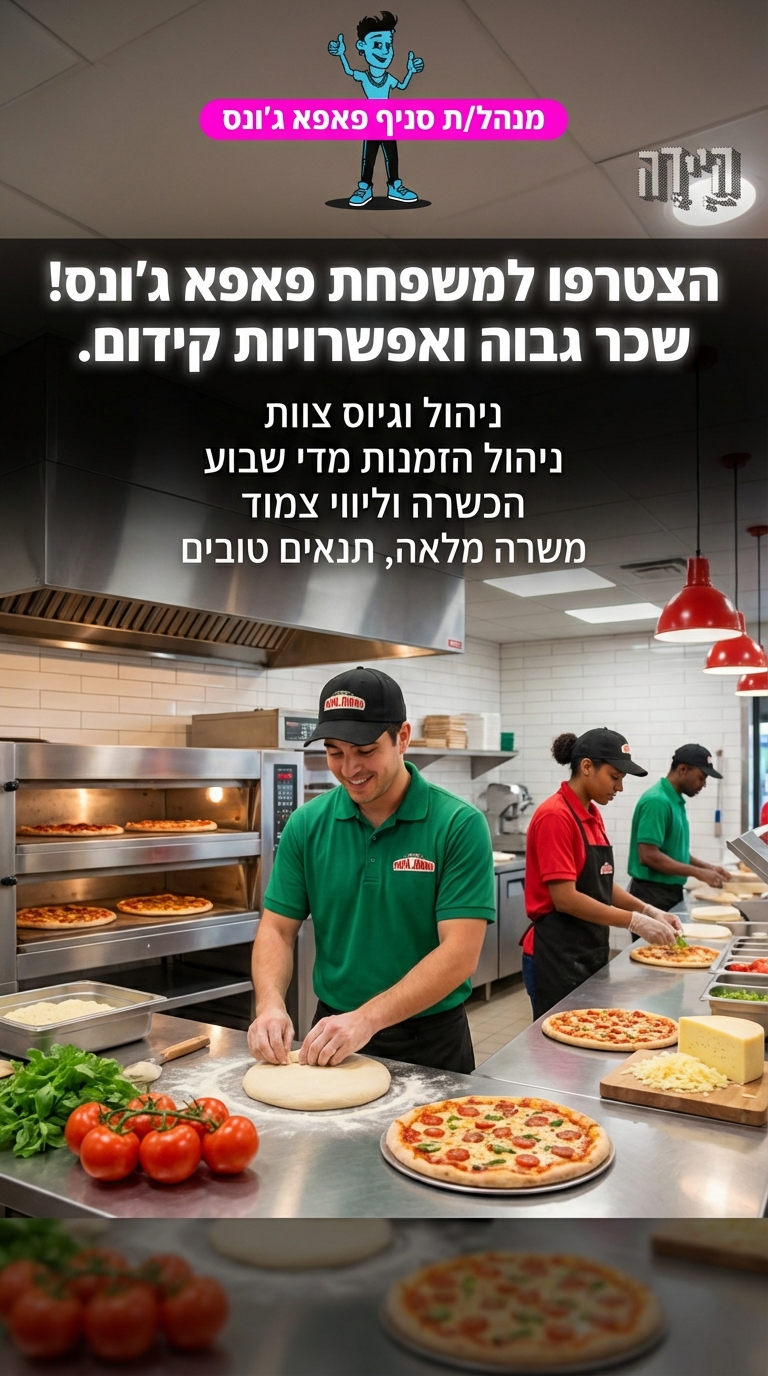 דרוש/ה מנהל/ת סניף